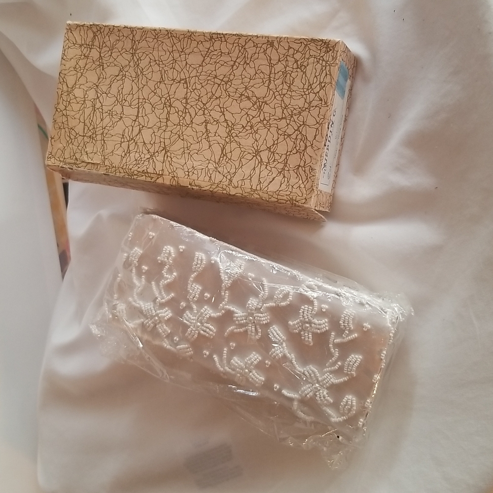 Vintage wedding purse from Eaton's handmade in Hong Kong